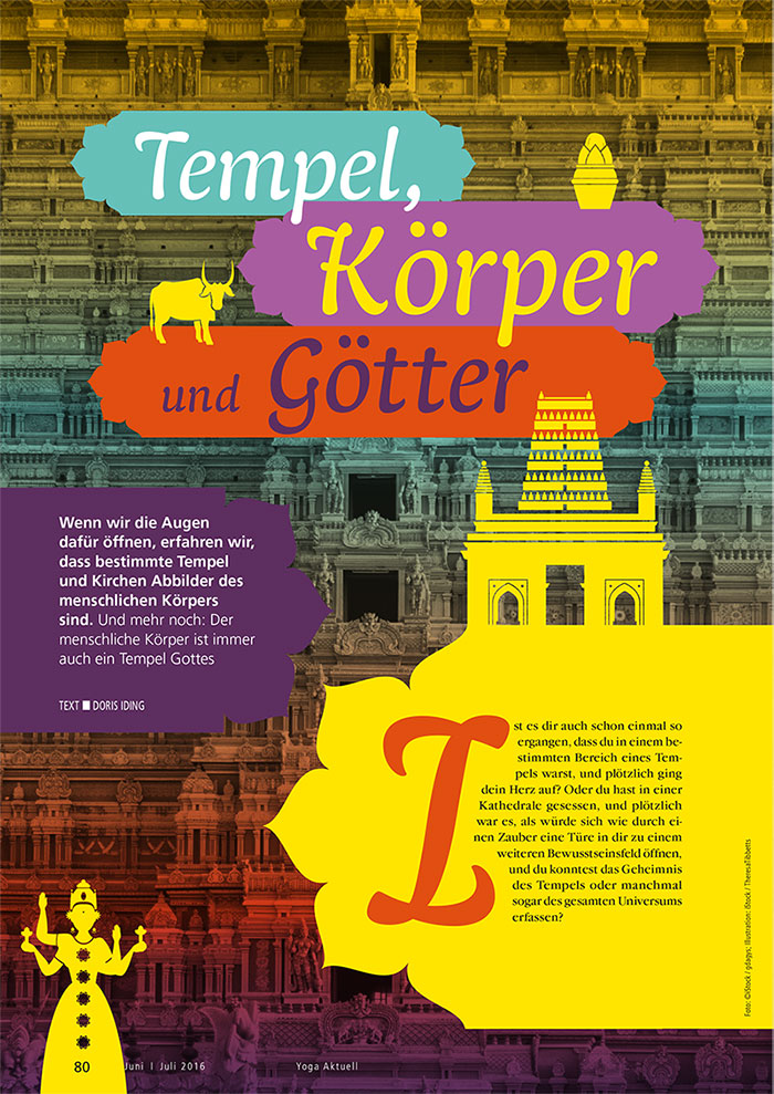 Artikel Yoga Aktuell Tempel Körper Götter Frank Timmermann Yoga Aktuell
